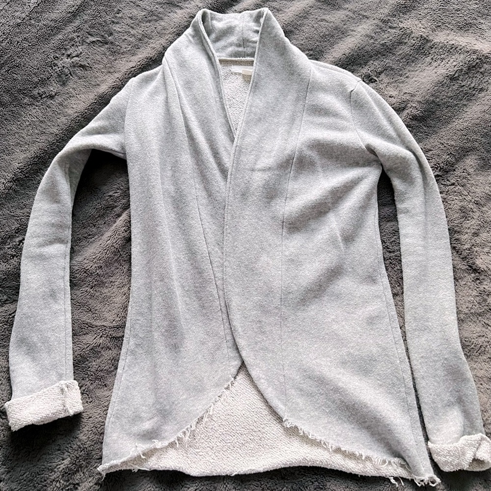 FREE 🆓 with Any Two Purchases - Garage Clothing Cardigan, in light grey color
